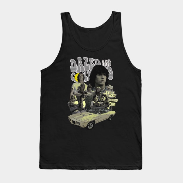 Dazed and Confused Classic Retro Grey Tank Top by Krisna Pragos